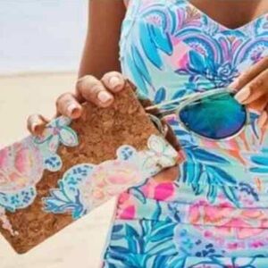 Lilly Pulitzer Rainforest Retreat Sunglasses Case NEW Preppy Southern Beach